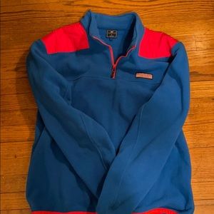 Men’s Large Vineyard Vines fleece quarter zip